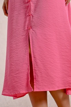 Robe mi-longue fluide
