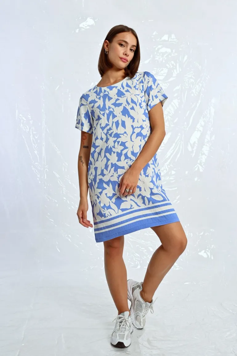 Robe t-shirt imprimée