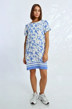 Robe t-shirt imprimée