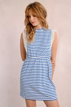 Robe t-shirt marinière