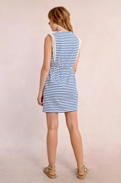 Robe t-shirt marinière