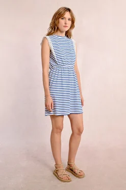 Robe t-shirt marinière