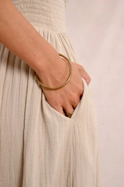 Robe type bustier à smock