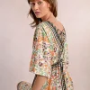 Robe évasée à imprimé