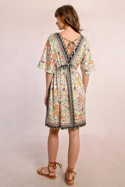 Robe évasée à imprimé