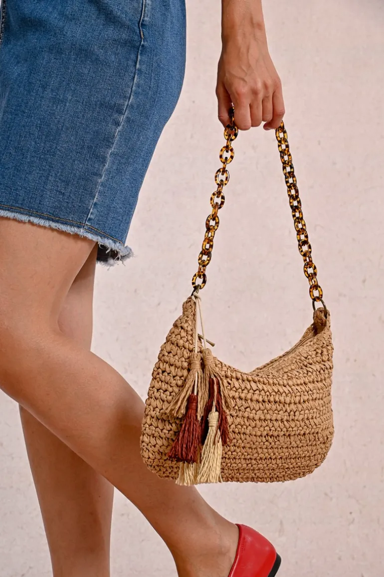 Sac à main tissé