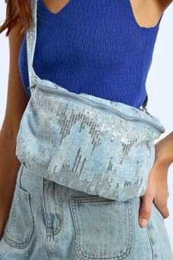 Sac banane sequins