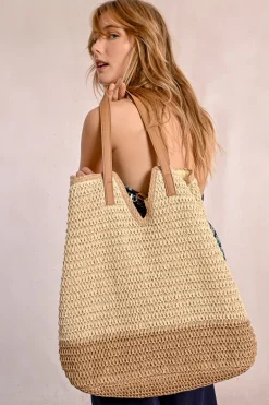 Sac cabas en paille