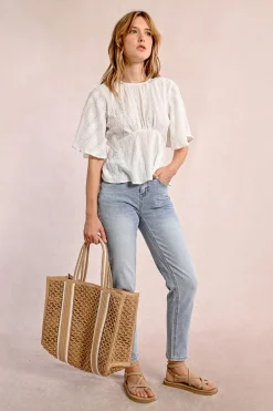 Sac panier tressé