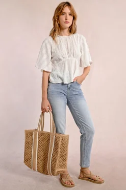 Sac panier tressé