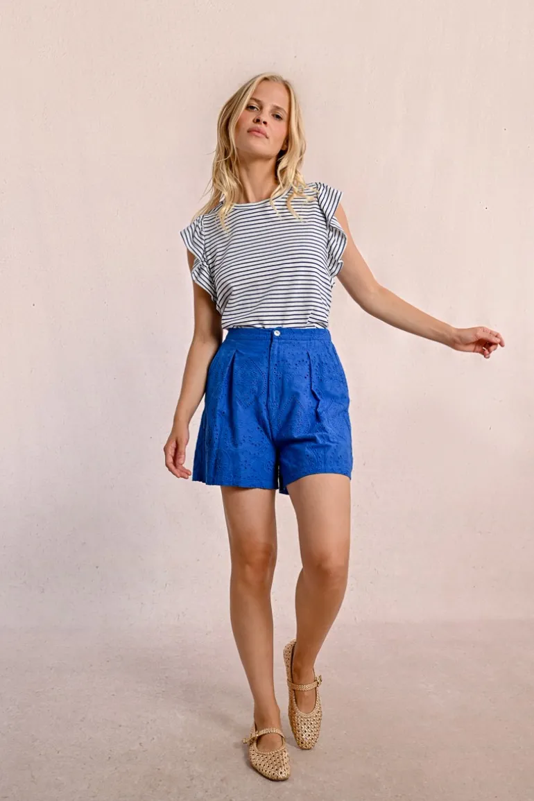 Short en broderies anglaises