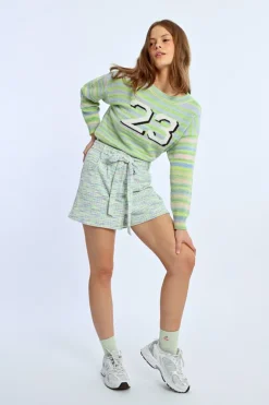 Short en tweed