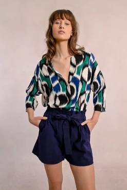 Short fluide ceinturé