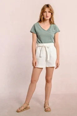 Short fluide ceinturé