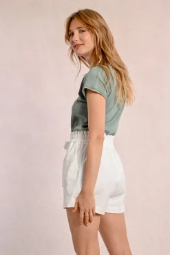 Short fluide ceinturé