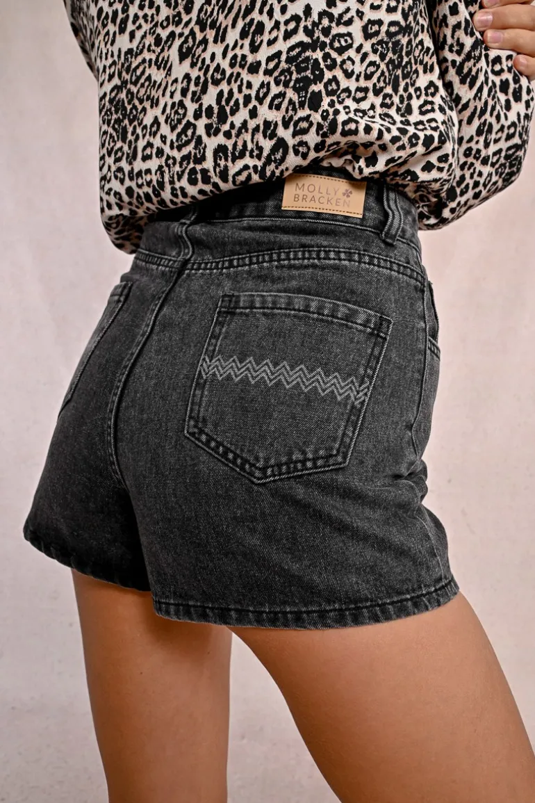 Short large en jean