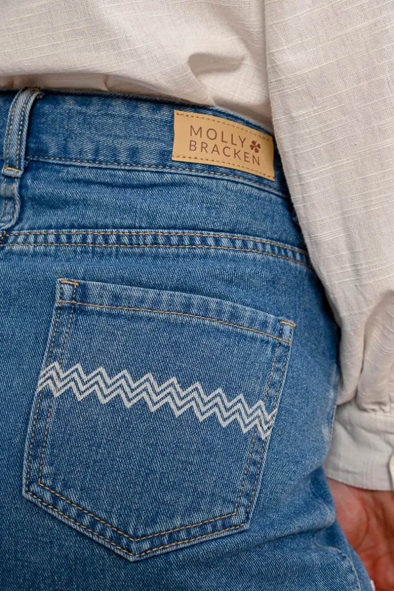 Short large en jean