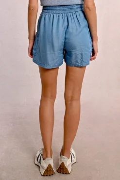 Short taille haute en Tencel