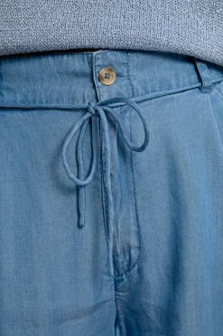 Short taille haute en Tencel