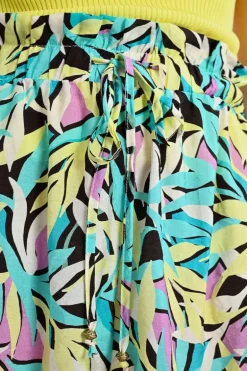 Short taille haute élastiquée