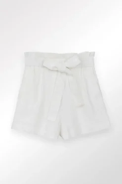 Short taille haute, nouable à la taille
