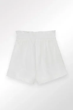 Short taille haute, nouable à la taille