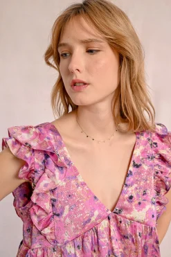Top à fronces