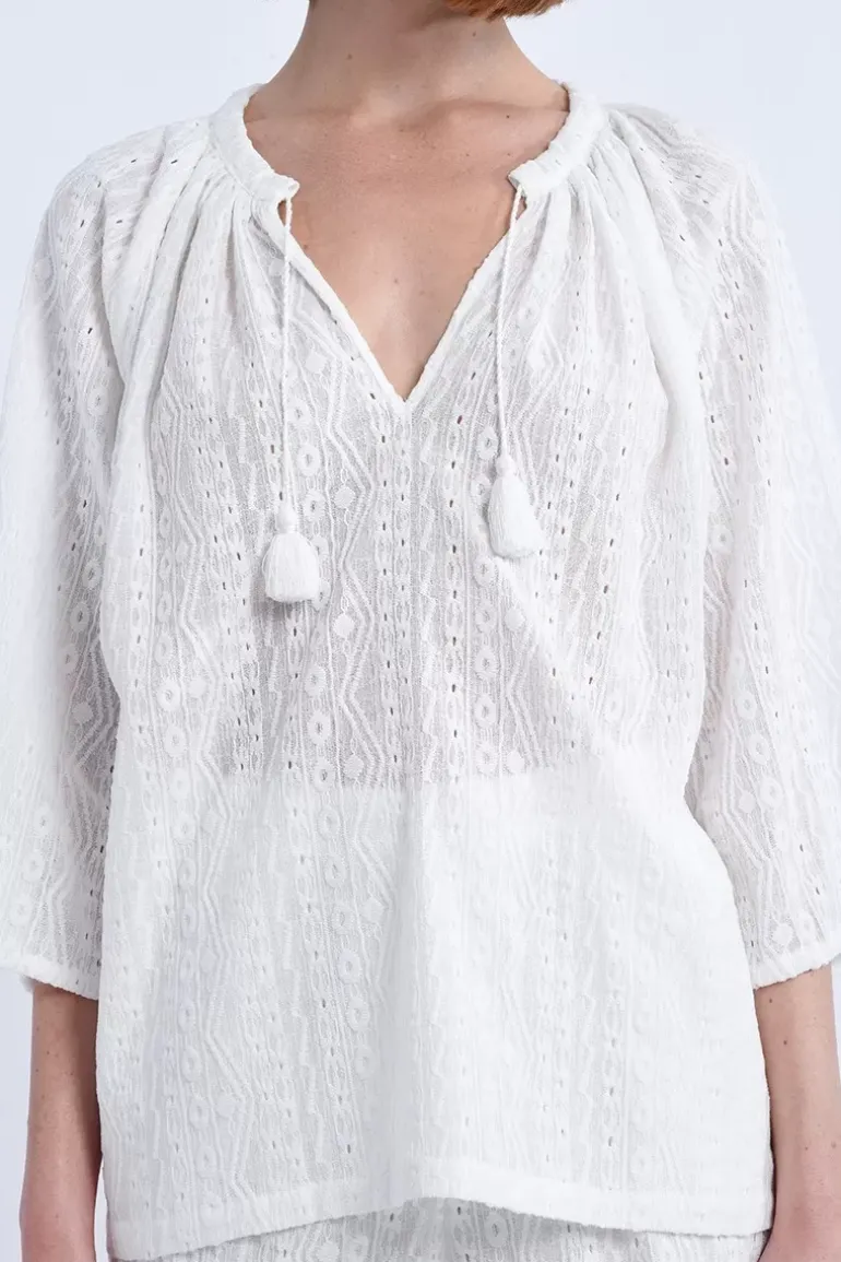 Top en dentelle