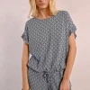 Top oversize imprimé