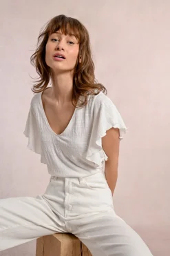 T-shirt à volants