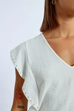 T-shirt à volants