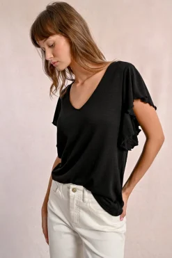 T-shirt à volants