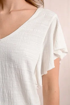 T-shirt à volants