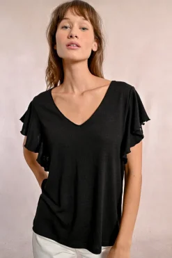 T-shirt à volants