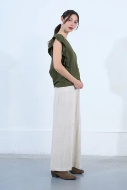 T-shirt à volants