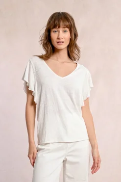 T-shirt à volants