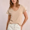 T-shirt col V
