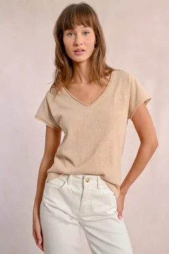 T-shirt col V