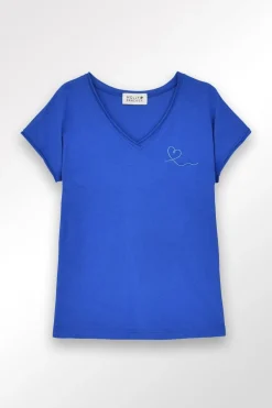 T-shirt col V