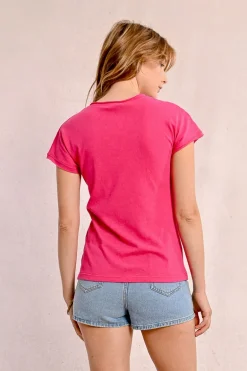 T-shirt col V