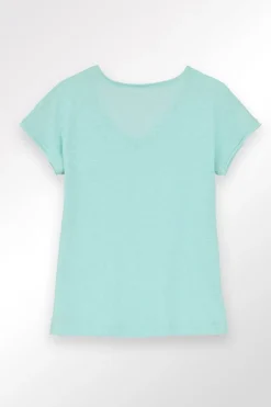 T-shirt col V