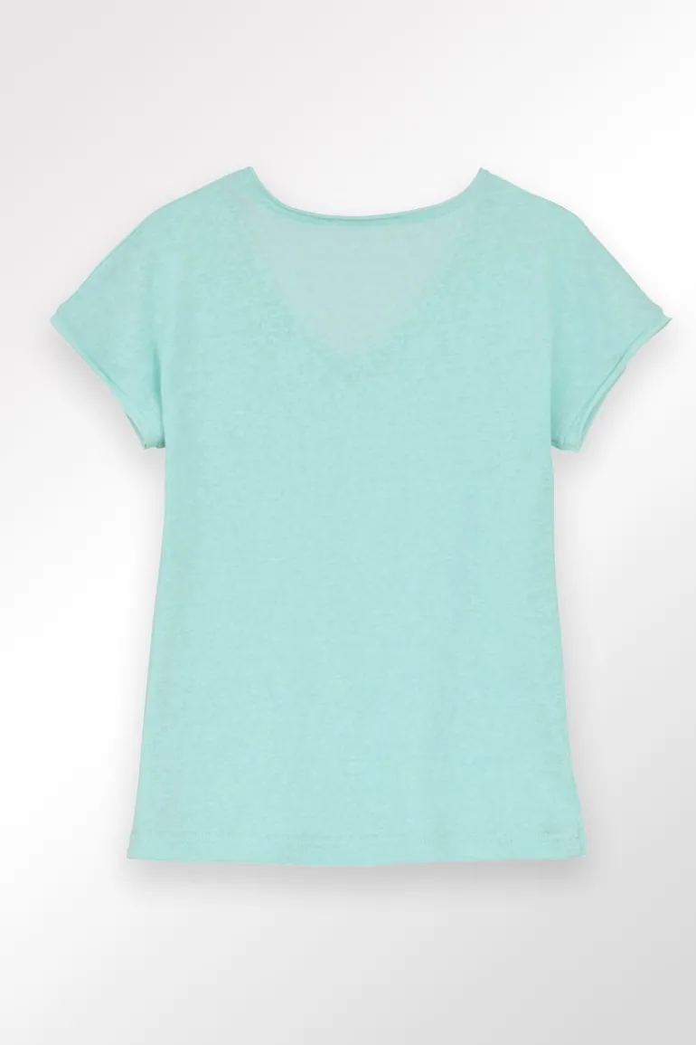 T-shirt col V