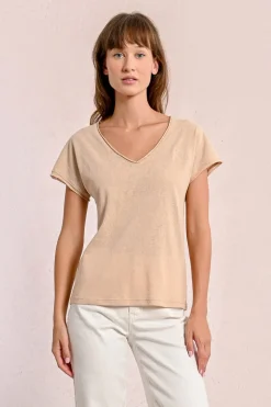T-shirt col V