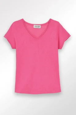 T-shirt col V