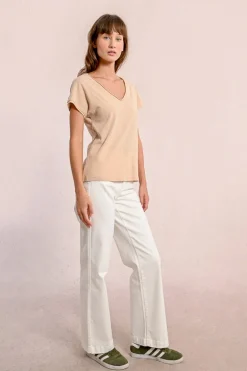 T-shirt col V