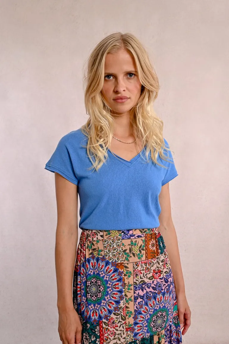 T-shirt col V