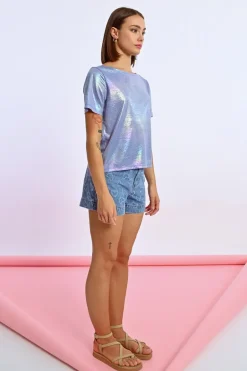 T-shirt croisé dans le dos