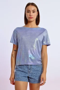 T-shirt croisé dans le dos