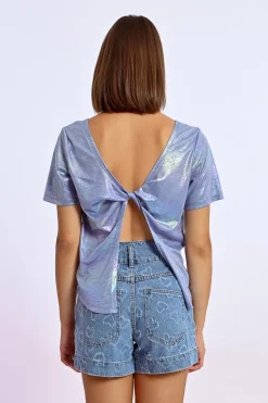 T-shirt croisé dans le dos