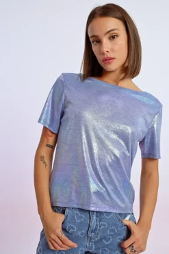 T-shirt croisé dans le dos